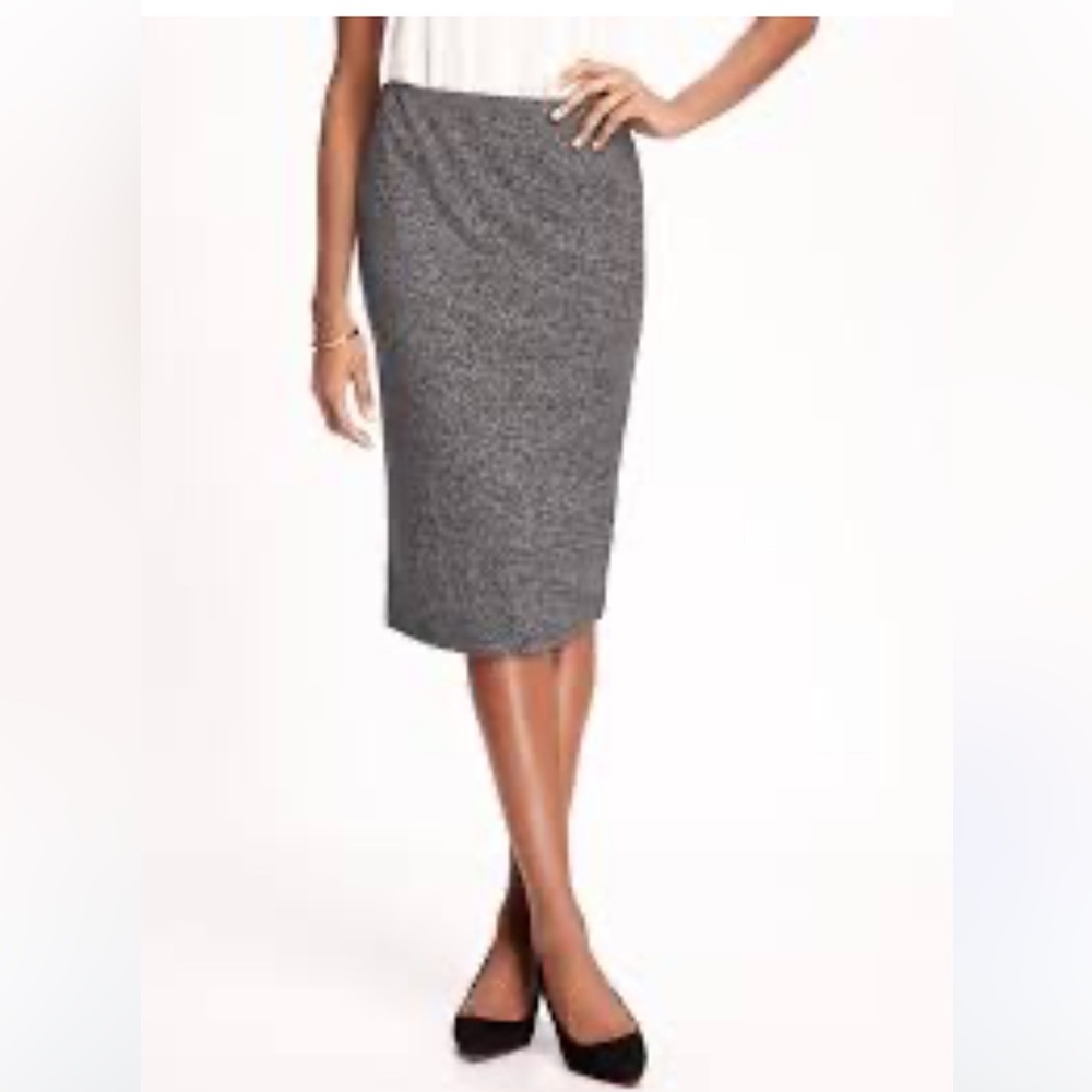 New Nanette Lepore Sweater-Knit Pencil pull on Skirt Midi